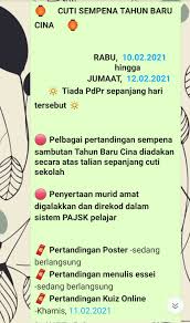 Memberi angpau dalam jumlah genap. Kertas Kerja Sambutan Rimup Tahun Baru Cina 2021 Secara Dalam Talian Guru Kaunseling Nurhaiza Che Mat