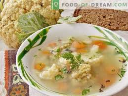 Minestra di cavolfiore e capperi. Zuppa Di Cavolfiore