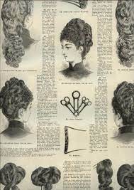 original revue de la mode july 11 1886 hand colored engraving schone bilder frisuren bilder