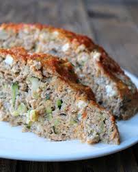 Turkey Meatloaf With Zucchini And Feta Organize Yourself Skinny Recipe Turkey Meatloaf Recipes Food
