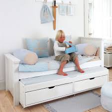 Lit gigogne et lit escamotable, des lits d'appoint pratiques et tendances. Lit 90x200 Avec Lit Gigogne Et Tiroirs Alfred Et Compagnie