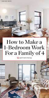 How To Make A One Bedroom Apartment Work For A Family Of Four Small Apartment Layout Small Apartment Bedrooms One Bedroom Apartment