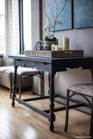 Painting is a great way to update an old table and cover up any imperfections. Hand Painted Furniture Using Annie Sloan Chalk Paint Lia Griffith