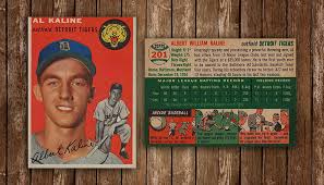 Rookie cards of hank aaron, ernie banks, and al kaline. Looking Back At Al Kaline S Career Through Topps Baseball Cards