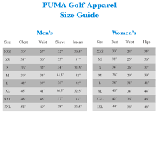 45 Detailed Puma Golf Sizing Chart