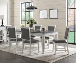 Shop our best selection of farmhouse, cottage & country kitchen dining room table sets to reflect your style and inspire your home. Martin Svensson Home Del Mar 490352021 7 Piece Two Tone Dining Set Sam Levitz Furniture Dining 7 Or More Piece Sets