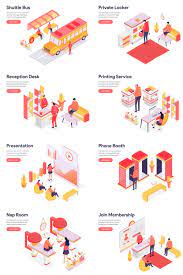 office and leisure illustration for your next project 10 illustration for office and leisure illustration concept in vector eps 10 file su 概念図 フラットデザイン デザイン