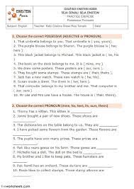 Possessive Pronouns Interactive And Downloadable Worksheet You Can Do The Exercises Online Or Do Possessive Pronoun Possessives Possessive Pronouns Worksheets