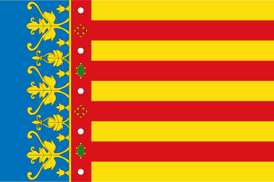 Bandera de la Comunidad Valenciana - Wikipedia, la enciclopedia libre