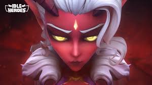 Idle Heroes Wallpaper —— Halora👑 She was once questioned about being an  elite hero, but now she'll return to the battlefield with the power from  the Void. The transcendence queen is ready.👄