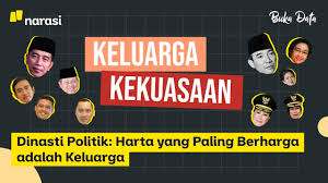 Keluarga adalah unit terkecil dari masyarakat yang terdiri atas kepala keluarga dan beberapa orang yang terkumpul dan tinggal di suatu tempat di bawah suatu atap dalam keadaan saling ketergantungan. Dinasti Politik Harta Yang Paling Berharga Adalah Keluarga Buka Data Youtube