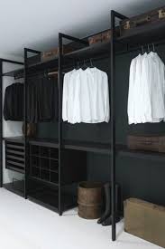 Home Closet Design Shelf Bathroom Ikea Furniture Clothes Hanger Closet Bed Iron Shelving Interior In 2020 Open Wardrobe Dressing Room Design Bedroom Wardrobe