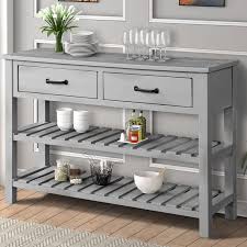 Hodgin 45 Solid Wood Console Table In 2020 Wood Console Rustic Console Tables Wood Console Table