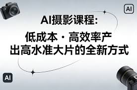 AI摄影课程，低成本高效率产出高水准大片的全新方式- 利他网创