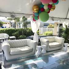 All of our lounge furniture is modular and can be configured into a variety of combinations creating an ambiance of style and elegance. Lounge Furniture Rental Company Florida Furniture Rental
