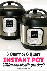 Keep in mind that a larger 8 quart pot will take longer to. 3 Quart Or 6 Quart Instant Pot Which One Is Best For You Instant Pot Small Instant Pot Instant Pot Recipes