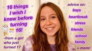 What I wish I knew as a Teenager