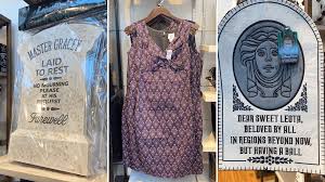 Go out and socialize with this grim grinning design. Photos New Chilling The Haunted Mansion Dress Holiday Stocking And Tombstone Yard Decor Materialize At The Disneyland Resort Wdw News Today