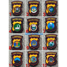 Penjelasan arti lambang himpunan mahasiswa. Rubber Patch Polda Logo Patch Polda Writing Shopee Malaysia