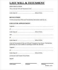I hope you could help me out guys, all of the sample itinerary that i saw before was their departure flight was at malaysia. Free 6 Sample Last Will And Testament Forms In Pdf Ms Word