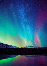 Aurore Boreale Aurore Boreale Lueurs Boreales Paysage Nuit