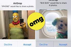 This opens a fun world where you can use airdrop to send your favorite memes and random photos to strangers around you. 15 Airdrops That Are Funny Weird Or 100 Ones To Decline