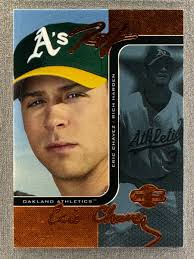 2006 Topps Co-Signers Changing Faces Blue 027/125 Eric Chavez Rich Harden  #12-C