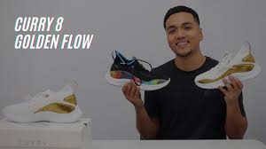 Comparing with curry 7, curry flow 8 is totally different pair of basketball shoes. Curry 8 Golden Flow Shoe Review Curry Brand Youtube