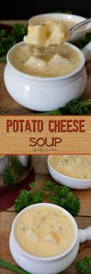 This Potato Cheese Soup Is A Copycat Recipe Of Marie Callender S Potato Cheese Soup It S Loaded With Ch In 2021 Potato Cheese Soups Delicious Soup Recipes Cheese Soup