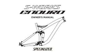 owners manual specialized bicycles