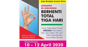 Poster Ajakan Berhenti Total Dibuat Oleh Orang Yang Tak Paham Covid 19 Prfm News
