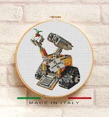 Free cross stitch patterns created by connie barwick. Wall E Cross Stitch Pattern Pdf Embroidery Chart Cute Nursery Wall Decor Disney Robot Eve Counted Cross Stitch Chart Instant Download Cross Stitch Stitch Patterns Cross Stitch Patterns