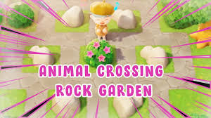 Make a mini rock garden with a water feature as the fizzy sound on the pebbles will give a feel of a fountain flowing. How To Make A Rock Garden Animal Crossing Youtube