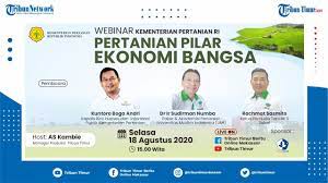 Fan page resmi kementerian pertanian republik indonesia Live Webinar Kementerian Pertanian Ri Pertanian Pilar Ekonomi Bangsa Youtube