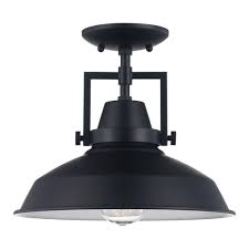 Shop allmodern for modern and contemporary flush mount lighting to match your style and budget. Monteaux Lighting 12 In Monteaux 1 Light Black Semi Flush Mount Dc C4927 12 The Home Depot In 2021 Laundry Room Lighting Semi Flush Mount Lighting Farmhouse Ceiling Light