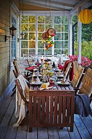 Applaro Table 6 Armchairs Outdoor Brown Stained Brown Ikea Ikea Garden Furniture Ikea Outdoor Drop Leaf Table