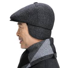 Hats For Men Ronald Amos Wool Blend 6 Panel Ivy Black
