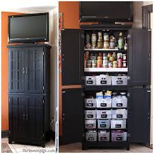 At first we planned on having a cabinet maker build a pantry cabinet to match our existing kitchen, but when we had one come out he quoted us $3,000 for a pantry in this space Instant Diy Pantry Cabinet