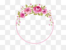 Background bunga vector pink, hd png download. Merangkai Bunga Lingkaran Unduh Gratis Meksiko La Calavera Catrina Tengkorak Tengkorak Gambar Png