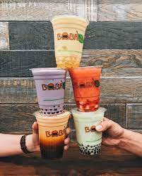 Food On Wood Featuring Boba Drinks From Boba Tea House In Loma Linda Boba Tea Boba Tea House Boba Drink