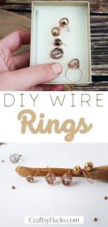It's all up to you. Cute Diy Wire Rings Out Of Copper Craftsy Hacks