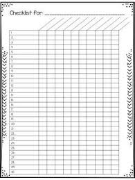 Editable Grade Sheets And Checklists For Teachers