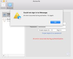 I Cannot Sign Into Imessage On My Mac Apple Community