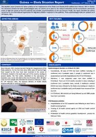 Visit the ebola outbreak section for information on past ebola outbreaks. Guinea Ebola Situation Report 4 19 March 2021 Dtm