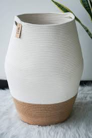 Check spelling or type a new query. Buy Goodpick Large Laundry Hamper Tall Wicker Hamper Laundry Basket Soft Cotton Rope Woven Hamper Farmhouse Design Graceful Curve Basket 25 6 Inches Height Online In Vietnam B0811prvr4