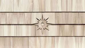 Custom cedar shingles and shakes deliver a charming and timeless beauty to homes that evoke historic architecture. Compass Mosaic Shingle Co