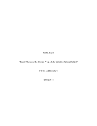 Pdf Frank O Hara And The Utopian Prospect Of A Collective National Subject Kent L Boyer Phd Academia Edu