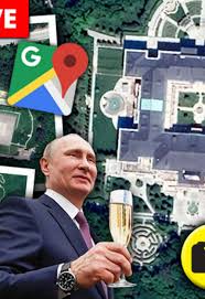 Vladimir putin has responded furiously to a video created by political opponent inside putin's '£1billion palace' complete with casino and underground ice hockey rink. Vladimir Putin S Luxury Palace Pictured On Google Maps Satellite Images Daily Star