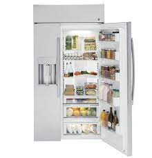 Free delivery on major appliance purchases $399 and up Maintenance Care For Psb48yskss Ge Profile Series 48 Built In Side By Side Refrigerator With Dispenser Ge Appliances