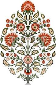 Mughal floral miniature painting paint material: 29 Mughal Motifs Ideas Prints Mughal Textile Prints